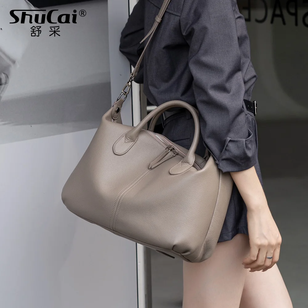 

Женская большая сумка через плечо из натуральной коровьей кожи, роскошная дизайнерская брендовая женская модная сумка высокого качества