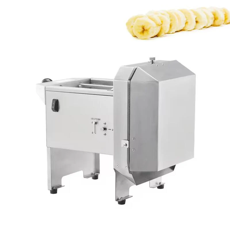 

High Efficiency Electric Automatic Plantain Banana Chips Slicing Machine Desktop Cucumber Slicer