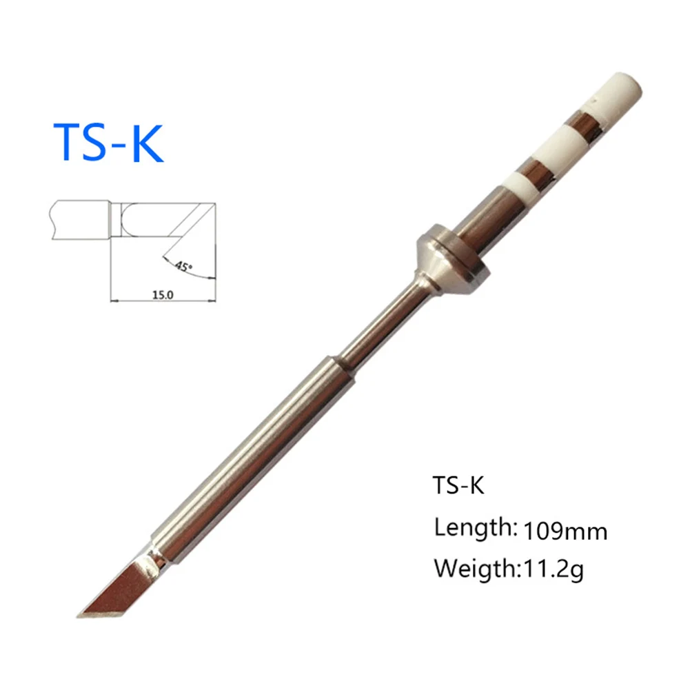 1pc Ts100 Soldering Iron Tips Replacement Integrated Soldering Tip White Light Heat Core For Welding Tools view 5