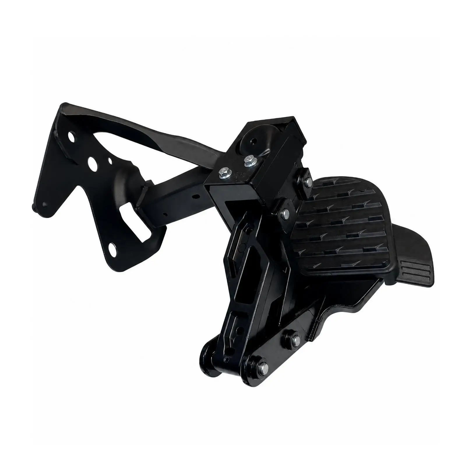 Truck Step Heavy Duty Foldable for 1500 DT Pickup Rear Cargo Access Black Plastic Anti Slip Traction Design