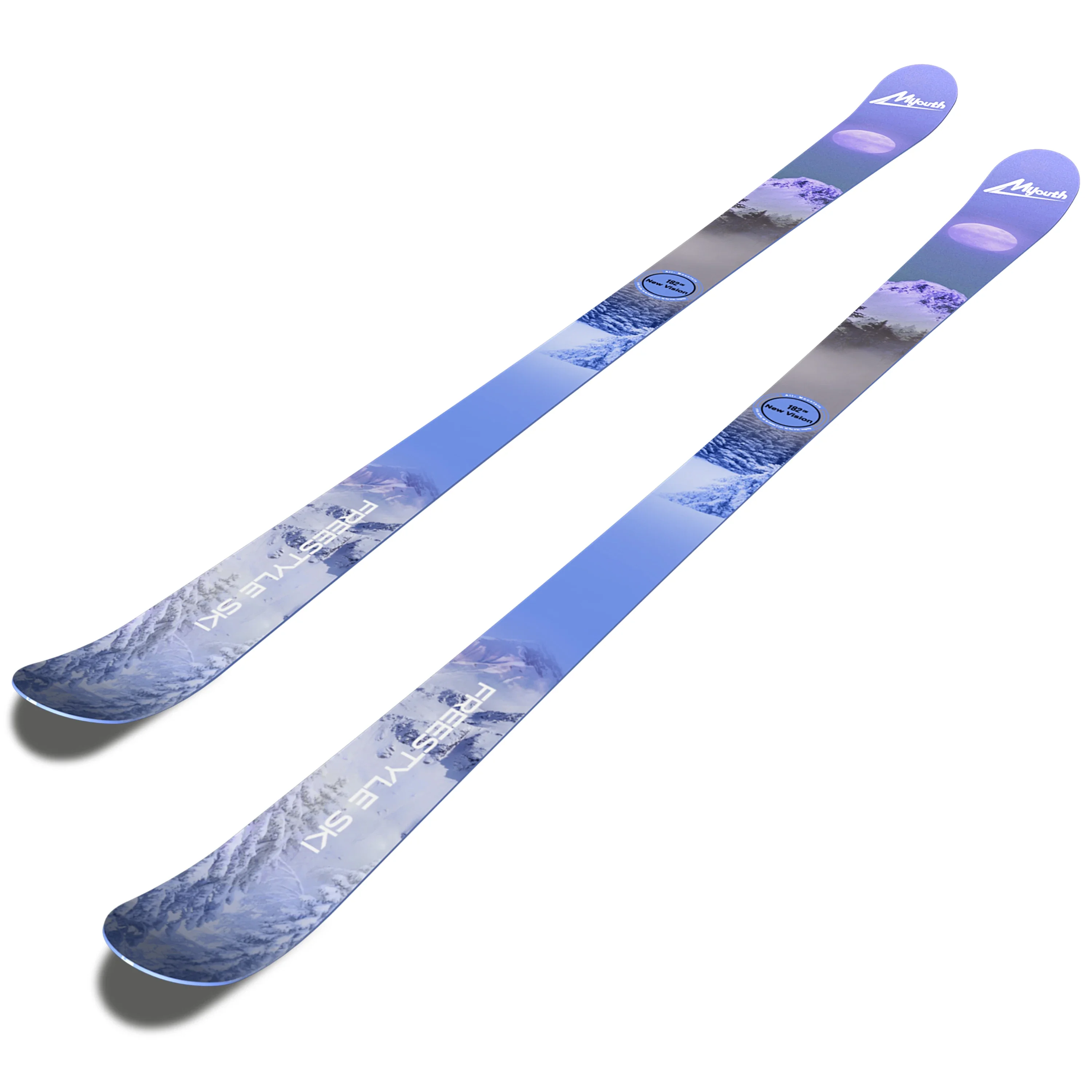 Factory Price Twin Tip Soft Park All Mountain Alpine Snow Board Skis Manufacturer