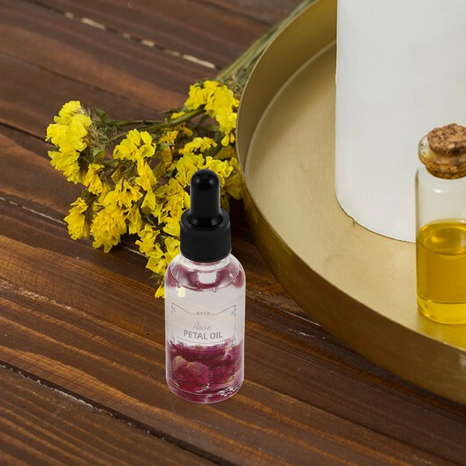 Minyak Esensial Mawar untuk Kulit Kering Wajah dan Rambut Anti Penuaan Minyak Wajah Melembabkan Kulit Mencerahkan Relaksasi Aromaterapi Tubuh