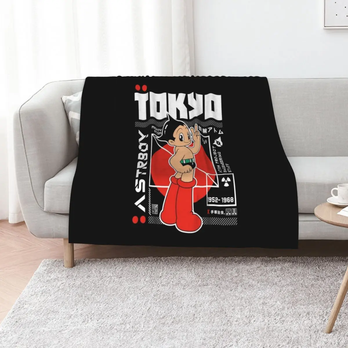 

The mighty Atom Throw Blanket Thermal Beach for winter Warm Blankets