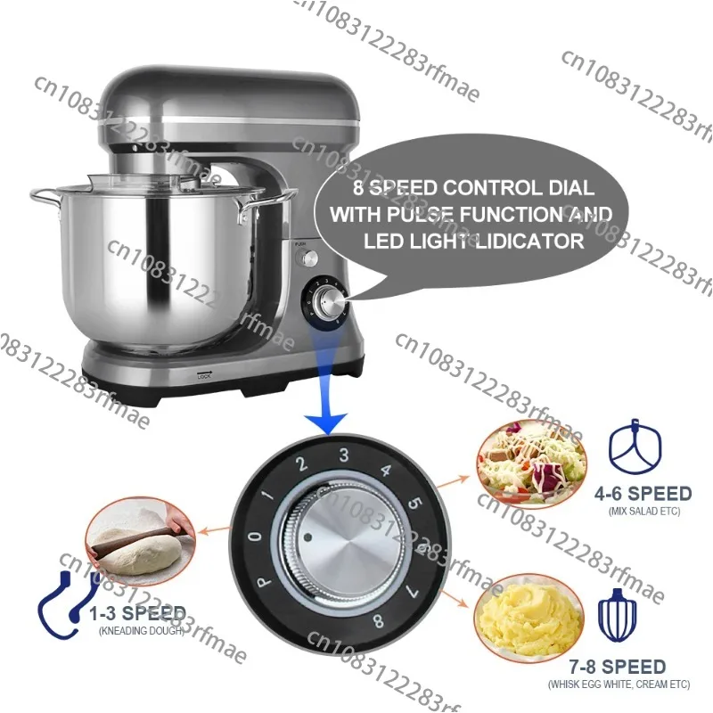 11L Large Capacity Food Mixer Cake Bread Dough Mixer Planetary Electric Home Kitchen Food Mixer