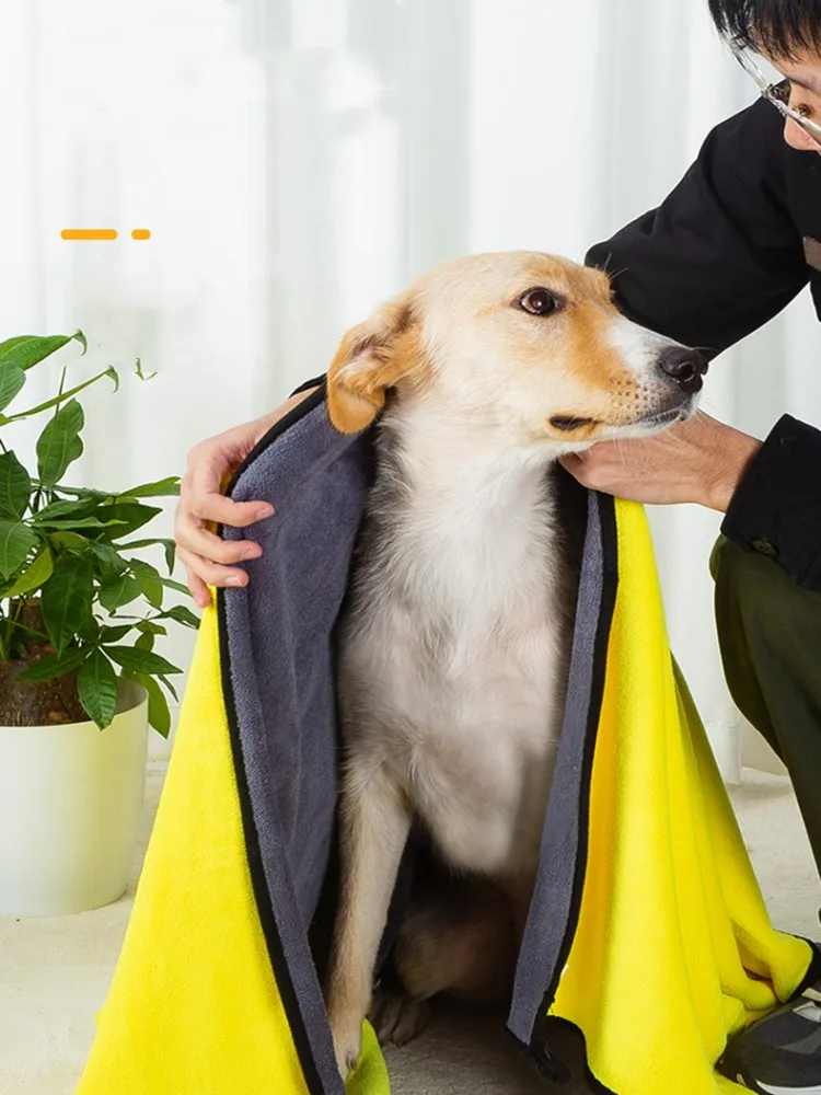 

Полотенца для собак и кошек, утолщенные, быстросохнущие, антипригарные, абсорбирующие Банные полотенца, удобные полотенца для очистки домашних животных, товары для домашних животных
