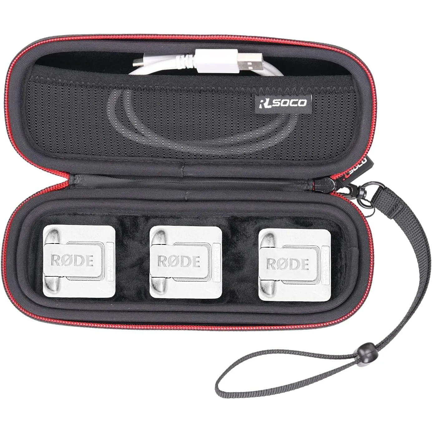 Case for Rode Wireless GO III/GO II/Pro Compact Microphone Hard Travel Rode Wireless GO Pro/Wireless GO 3/2/1/ME Wireless  Bag