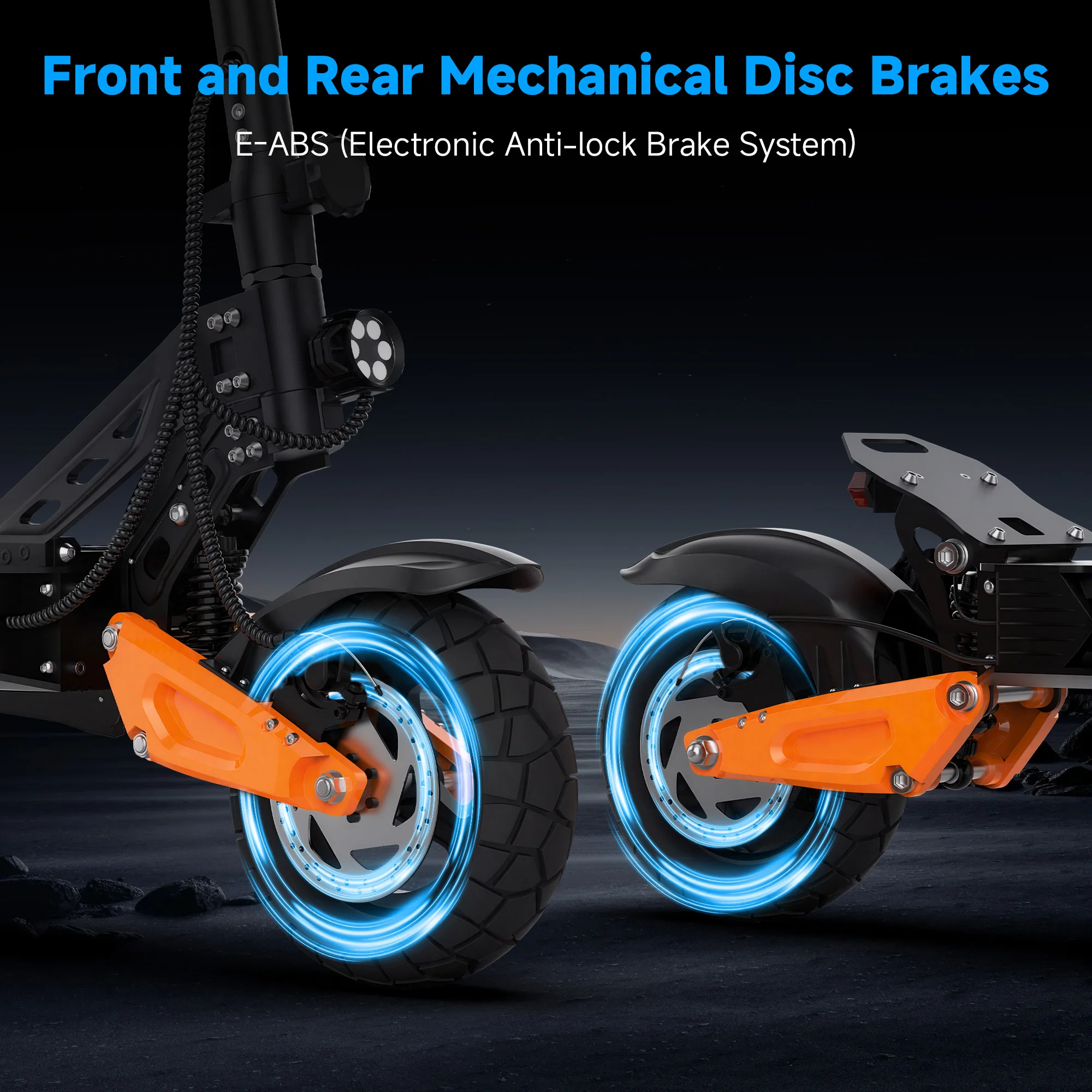 JUICEASE G65 Offroad-Elektroroller für Erwachsene Tragbarer E-Scooter Schnelle Beschleunigung Hohe Leistung IPX5 Wasserdicht 35 ° Klettern – Detail 13