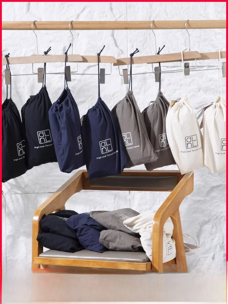 

Linen Mix Casual Pants for Men Breathable Soft Summer High Waist Straight Leg Pocket Detail Iron Free Japanese Retr...