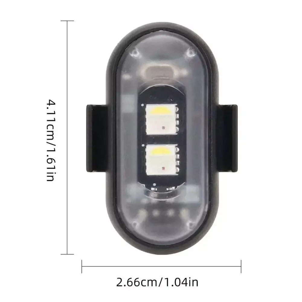 1-10PCS Motorcycle LED Aircraft Strobe Lights Drone Anti-collision Warning Lamp Flash Indicator With Wireless Remote Control