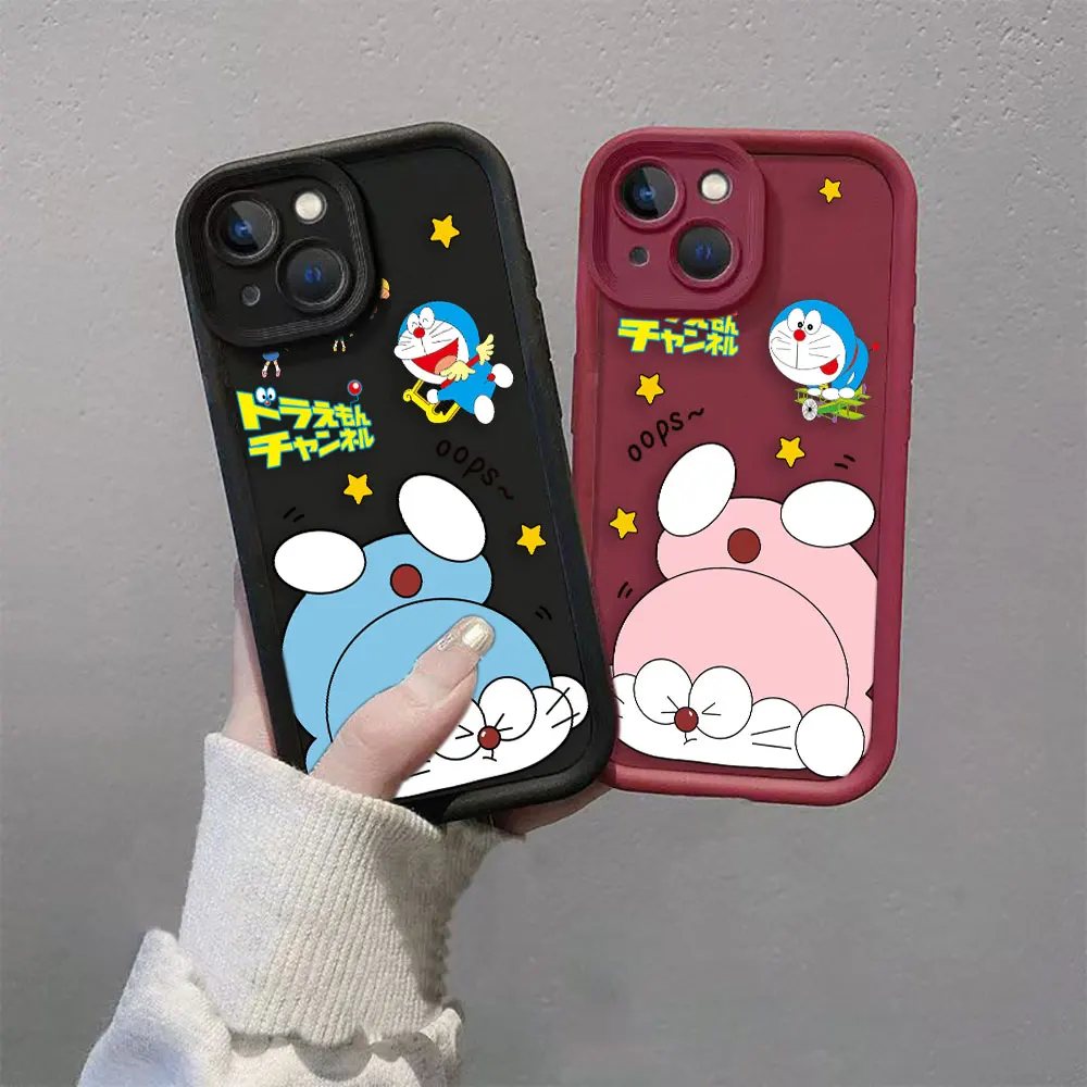 Cartoon Cat D-Doraemon Phone Case For Samsung A03 A04 A04E A04S A05 A05S A10S A11 A12 A14 A15 A20 A22 F12 M12 M22 M54 4G 5G Case