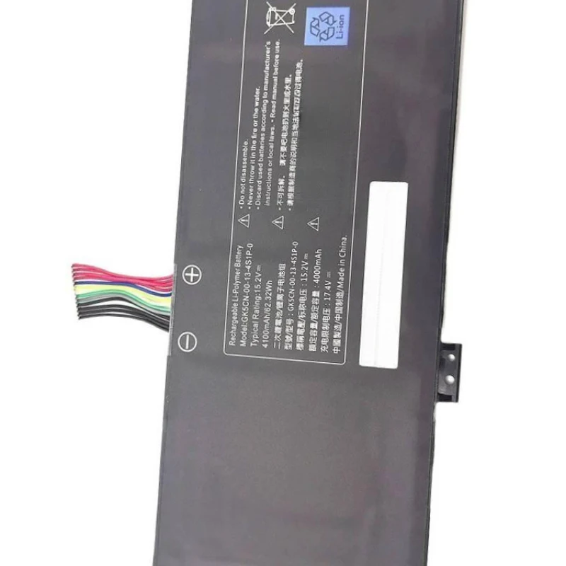 New GK5CN-00-13-4S1P-0 Laptop Battery For TONGFANG GK5CN5Z GK5CN6Z GK7CP7S GK5CN4Z GK6Z5CN MACHENIKE T90 Plus 15.2V 62.32Wh