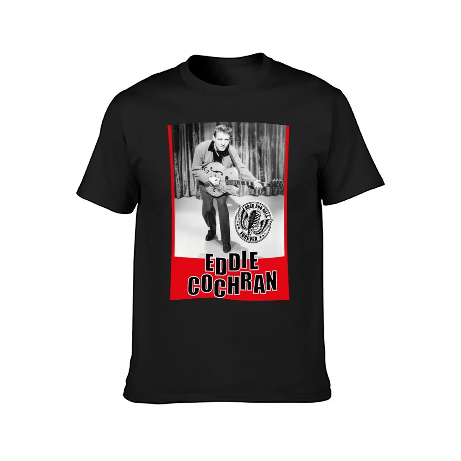 Eddie Cochran T-Shirt plain graphics sports fans mens vintage t shirts