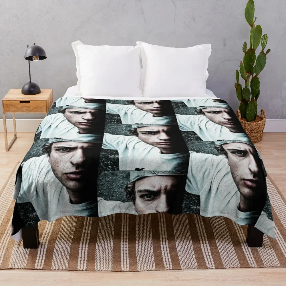 

Funky Boy J Fryer Cap Photo Funkanometry Edit Throw Blanket Soft Breathable Blanket for Night Sleeping