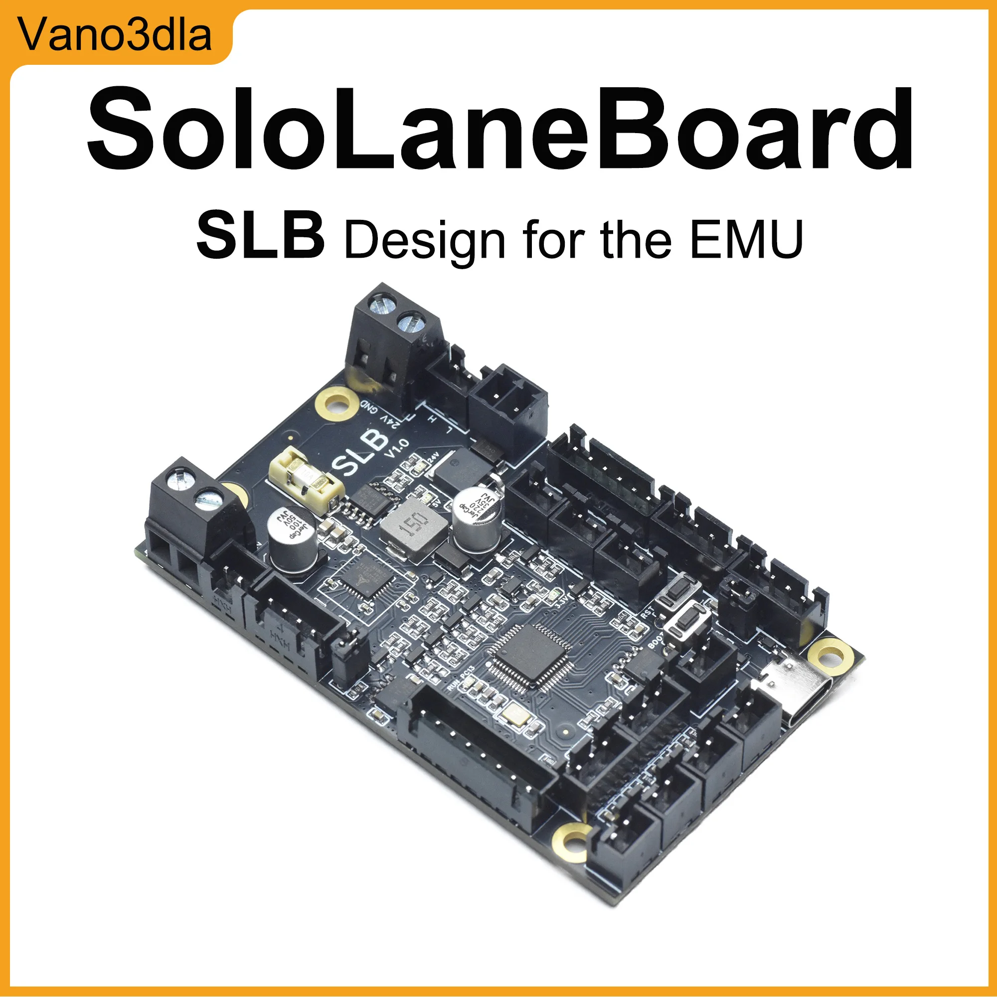 

Vano3dla SLB SoloLaneBoard for EMU MMU control board for BoxTurtle Lane expansion