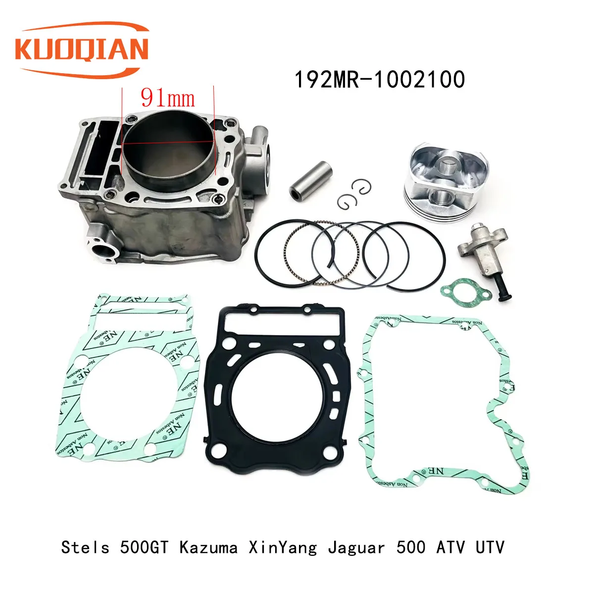 

Cylinder Rebuild Kit for Stels 500GT Kazuma Jaguar 500 J500 ATV QUAD GO KART
