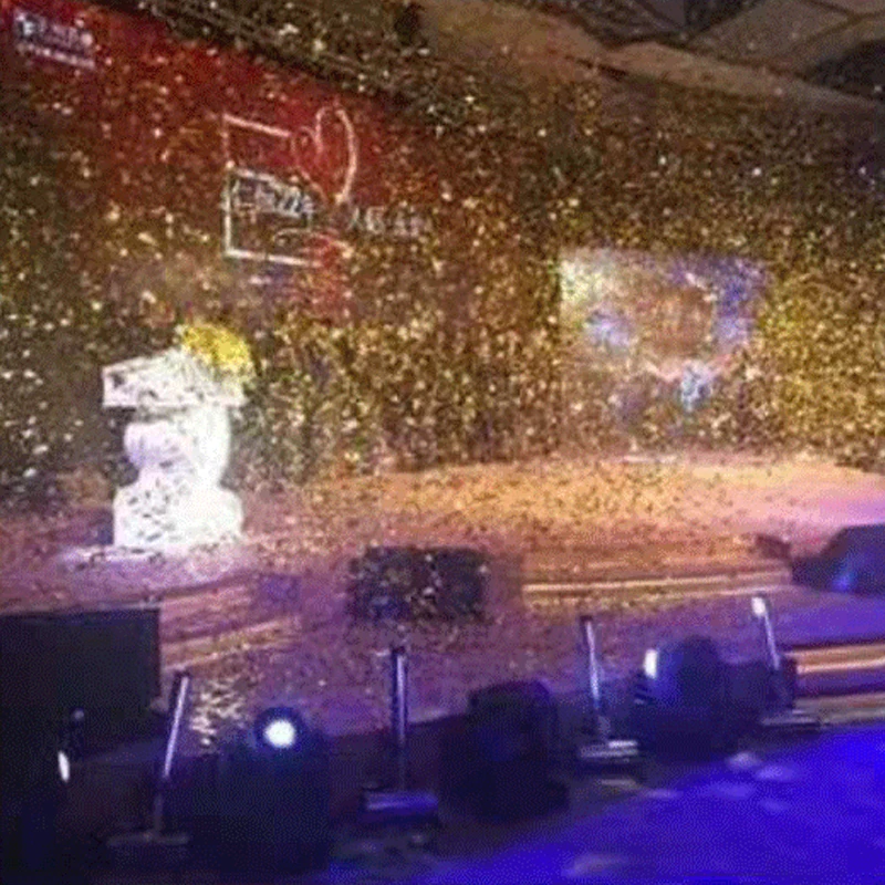 Electric Gun Salute Machine Colorful Confetti Gun Salute Machine Is Used for Stage Special Effect Wedding Party Performance