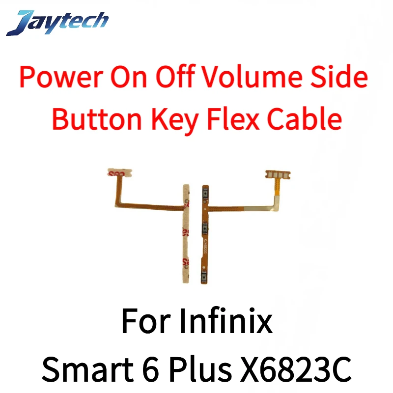인피닉스 스마트 3 4 5 6 7 8 HD 플러스 X627 X653 X657 X6823C X6516 X6517 볼륨 버튼 전원 스위치 켜기 끄기 버튼 플렉스 케이블 1개