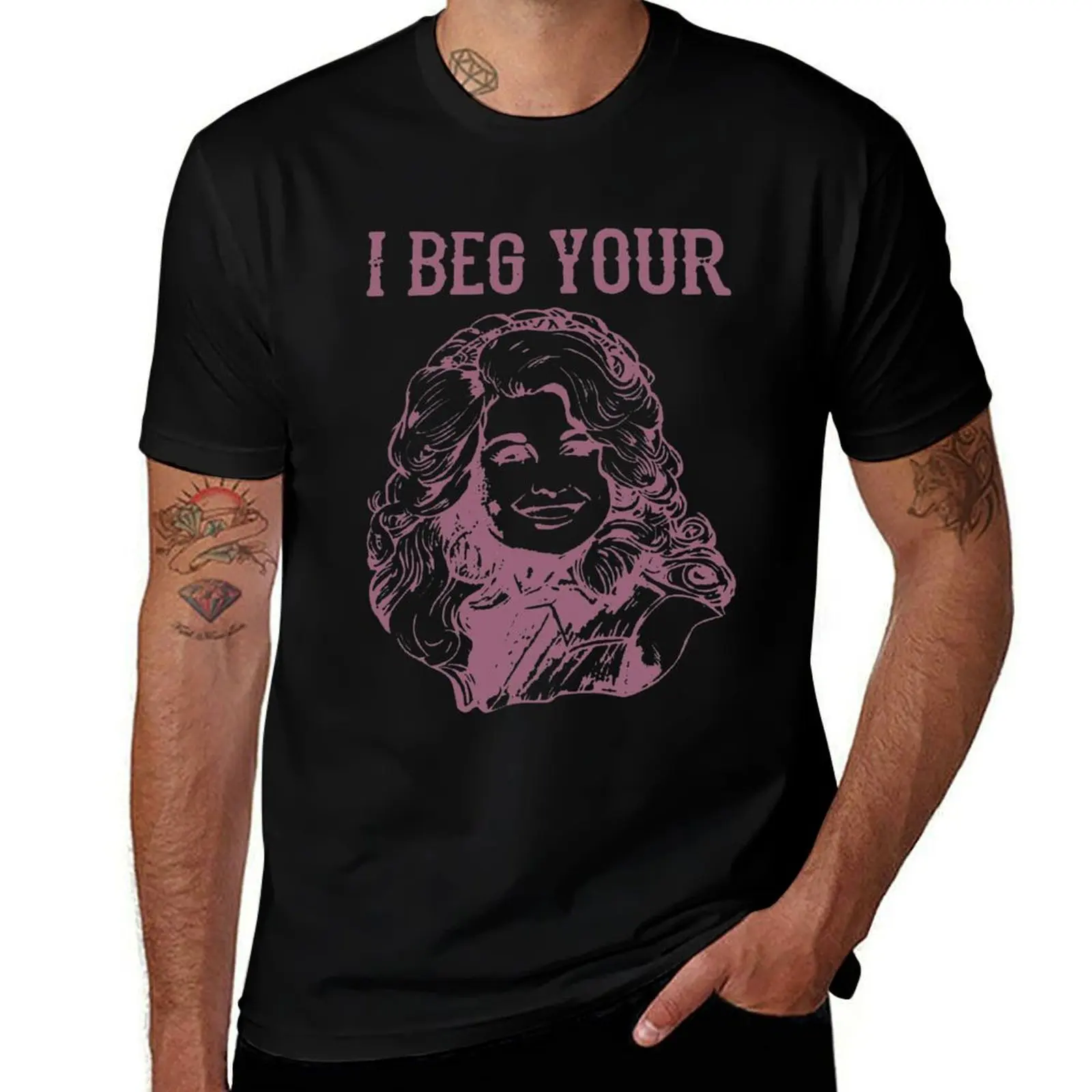 Dolly Parton I Beg Your Parton T-Shirt t shirts for man graphic tees T-Shirt