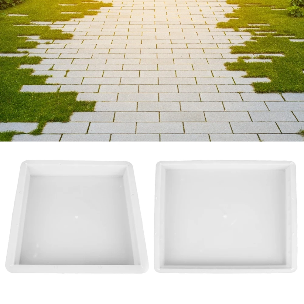 Plastic Garden Path Maker Paving Cement Mold Road Concrete Pavement Mold DIY Walk Manually Road Path Paving Cement Brick Mould