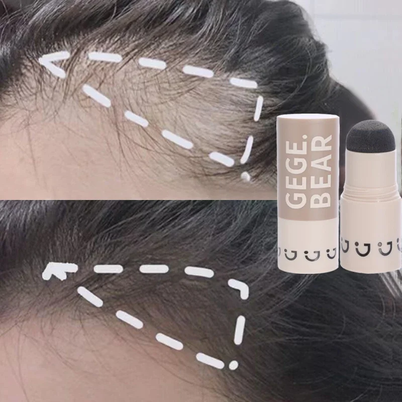 Hairline Refill Waterproof Instantly Black Root Cover Up Natural Hair Filling in Hair Line Shadow Powder Hair Concealer Coverage