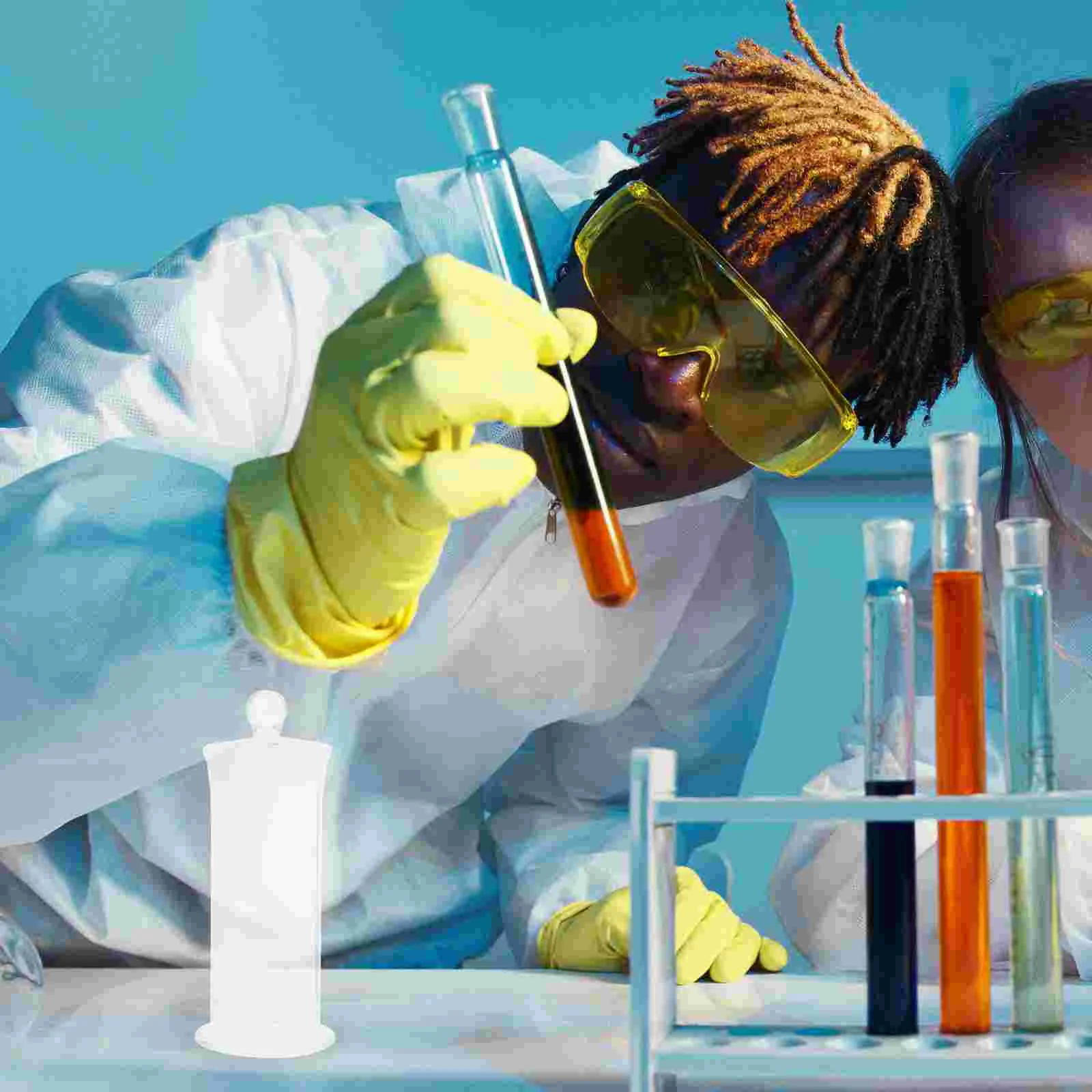 High Temperature Resistance Laboratory Sample Bottle Supplies Glass Specimen Display Dome Reagent with Lid