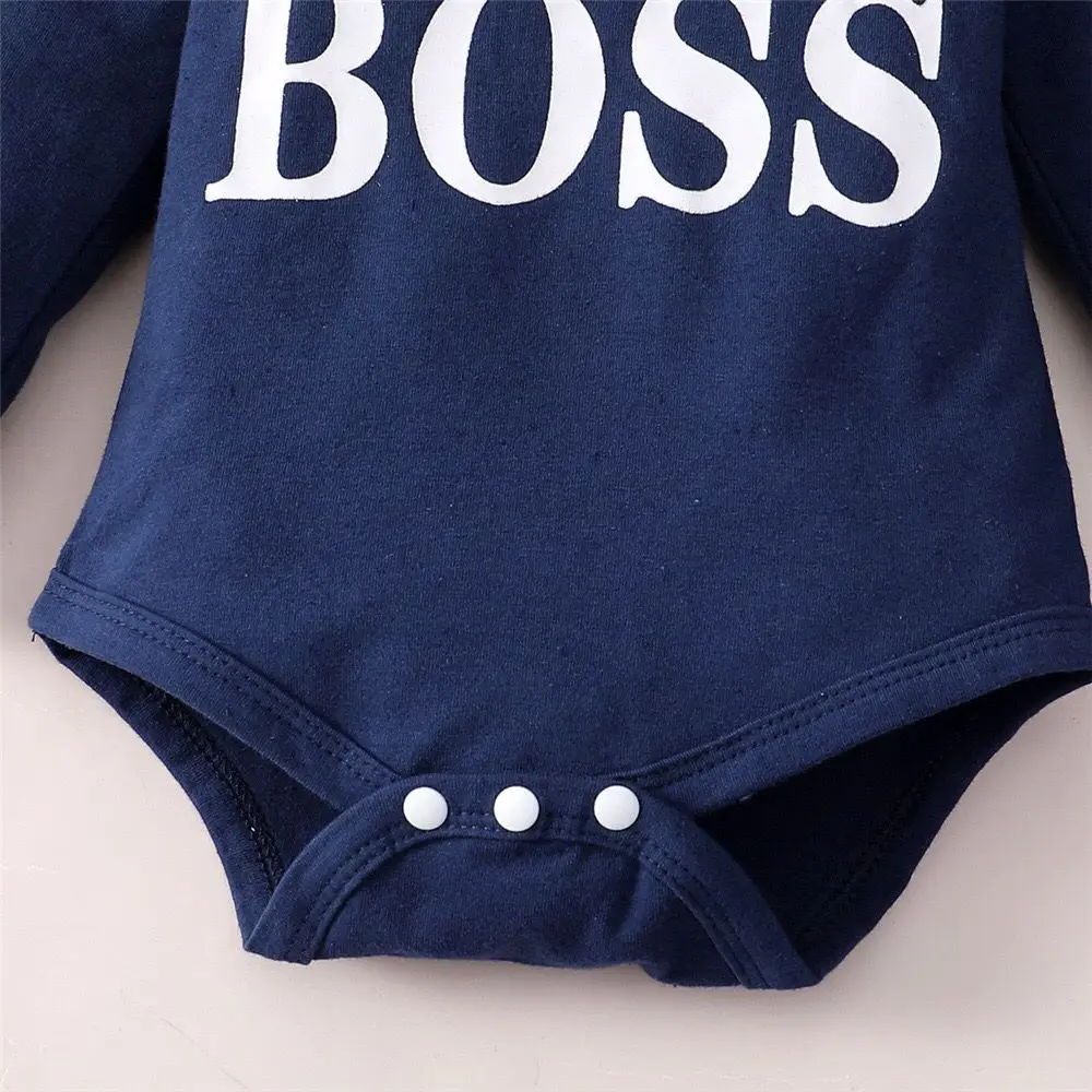Newborn Infant Baby Boys Cotton Hooded Suit Set Pant Set Autumn Winter Boys Hoodies Pullover Sweatshirt Sportswear Tracksuits image 6