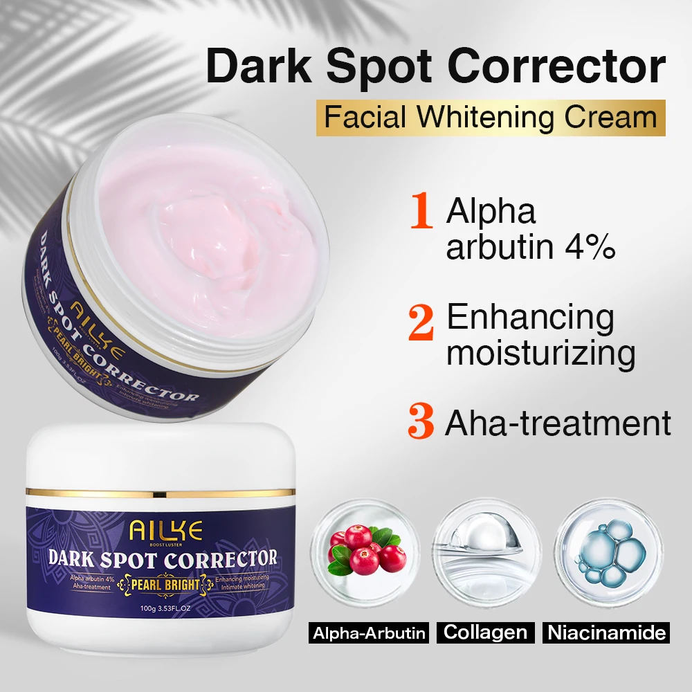 OEM AILKE Skin Dullness Even Skin Tone Triple Whitening Layer By Layer Brightening Body Lotion Cream Serum Soap