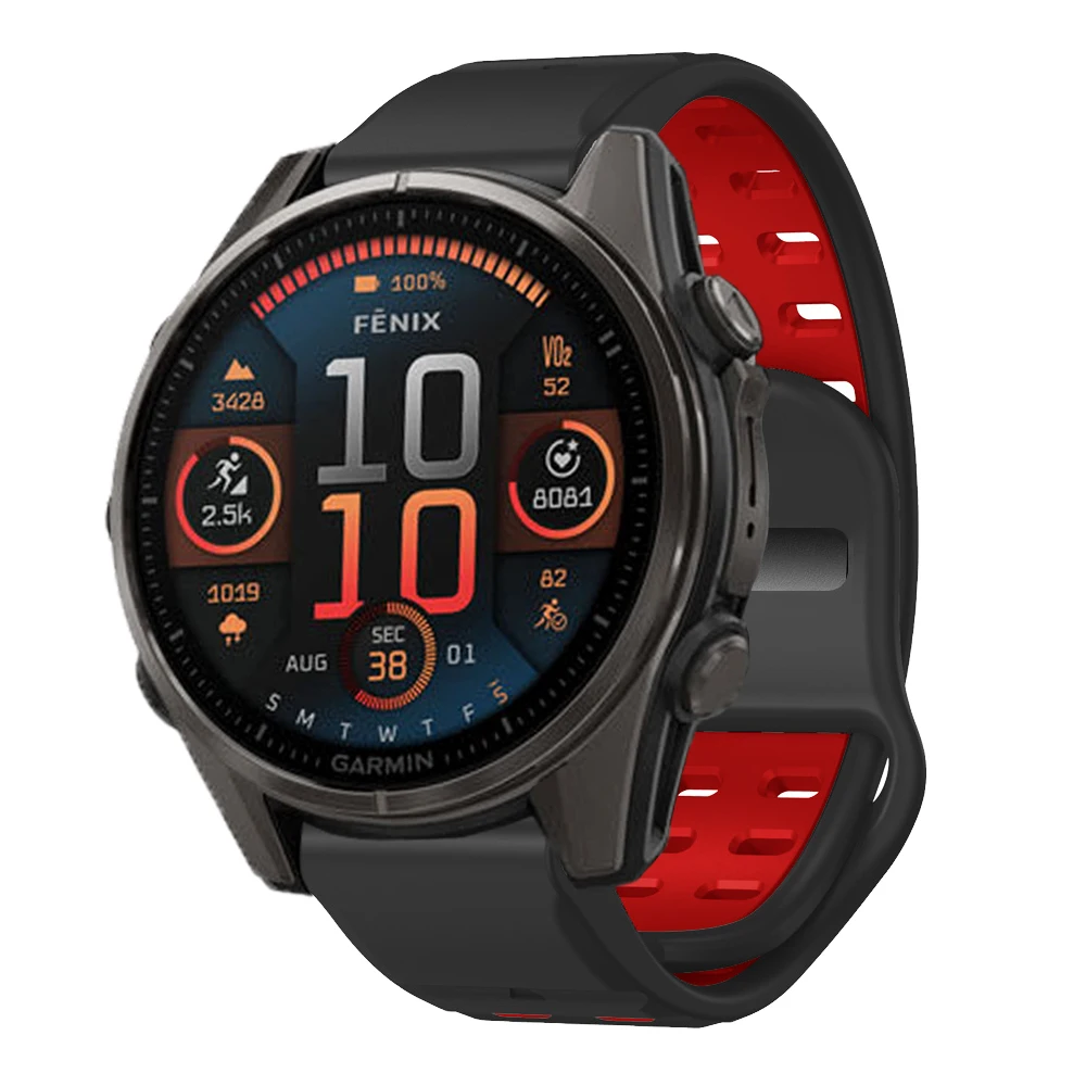 Для Garmin Fenix 8 47 мм/51 мм/7/7X/6X/6 Pro/5X/5 Plus браслет-ремешок для Epix Pro Gen 2/955/965/Enduro 3 26 мм 22 мм силиконовые ремешки