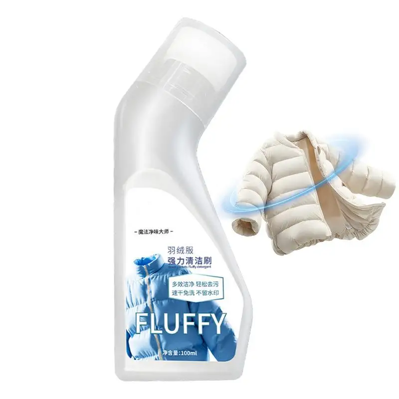 

Down Jacket Non Wash Spray Multi-purpose down Jackets Non Wash Cleaning Agent and Brush down Jacket Dry Cleaning Agent 100ml for