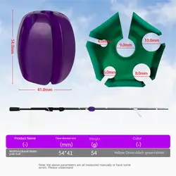 Reusable Fishing Rod Fixed Ball Silicone Fishing Rod Holder Egg-shaped Rod Tie Downs Clip Fishing Accessories Durable 24BD