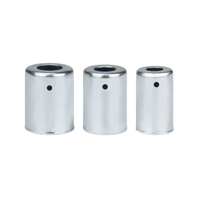 12pcs/lot, #6 #8 #10  R12 A/C Metal Steel Crimp Ferrule Fitting Assortment for Standard Barrier Hydraulic Hose Crimper Ferrules
