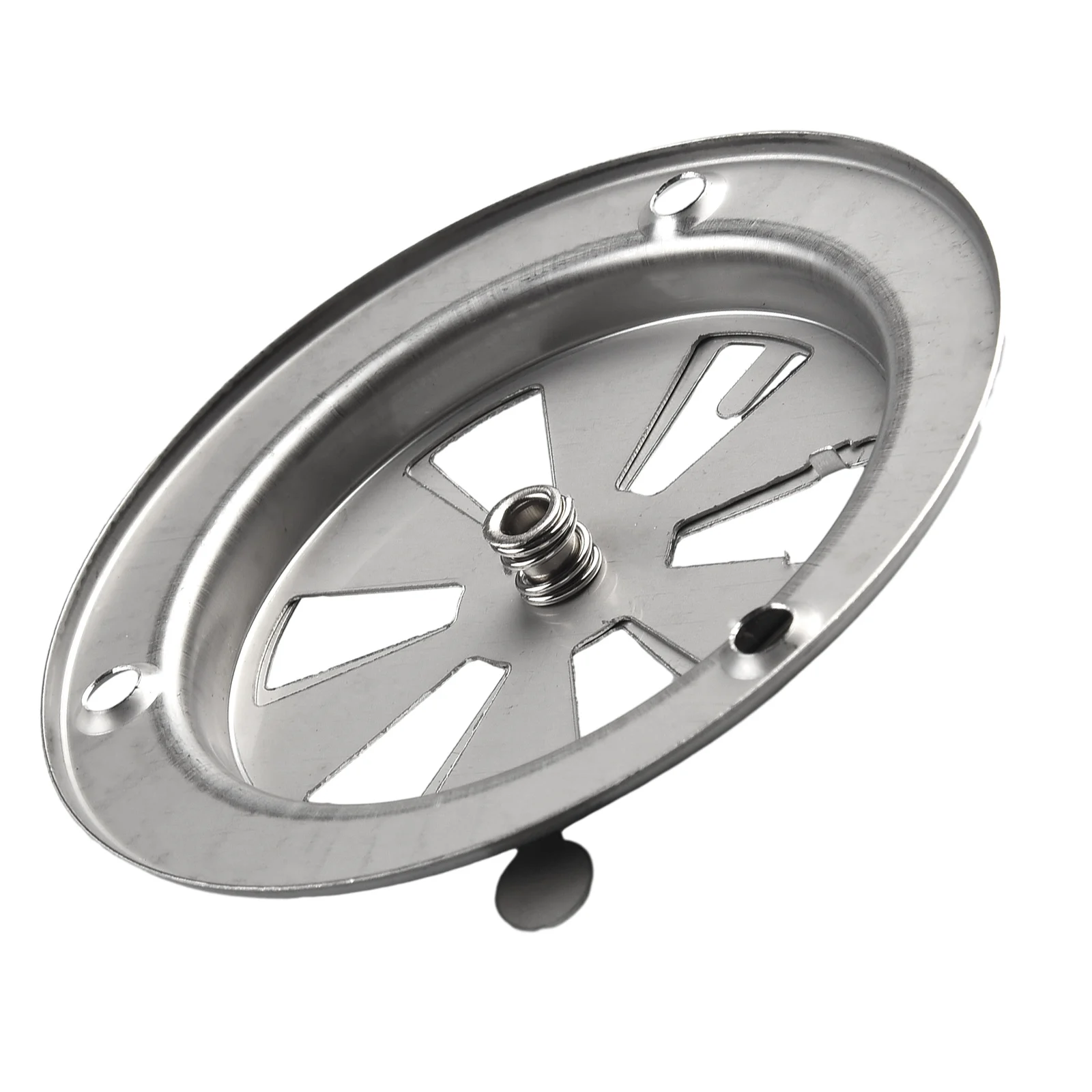 BBQ Grill Smo-ker Exhaust Vent Stove Air Vent Damper 95mm Stainless Steel Air Vent BBQ Accessories Replacement Parts