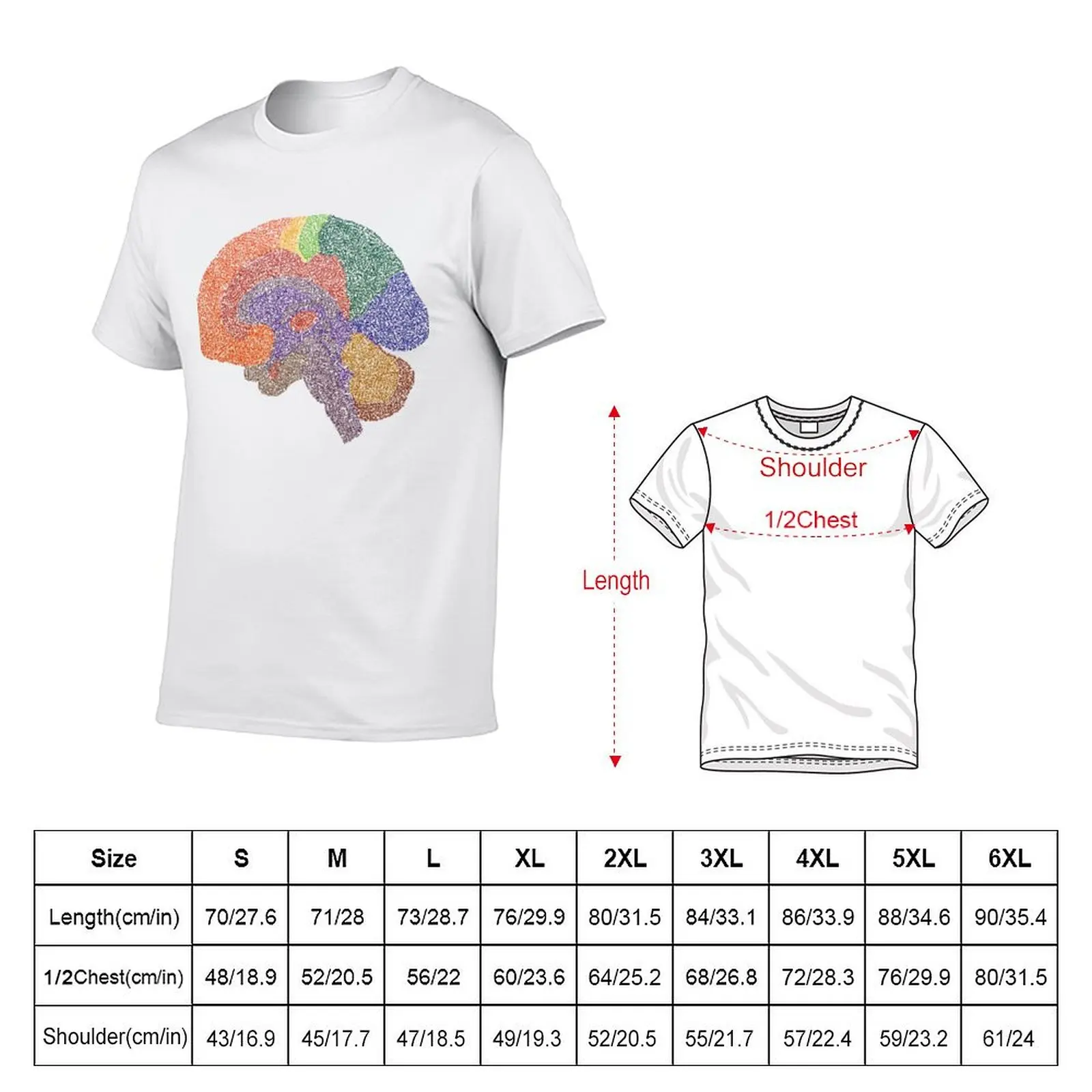 Brain as described by itself T-Shirt blacks cute clothes men workout shirt