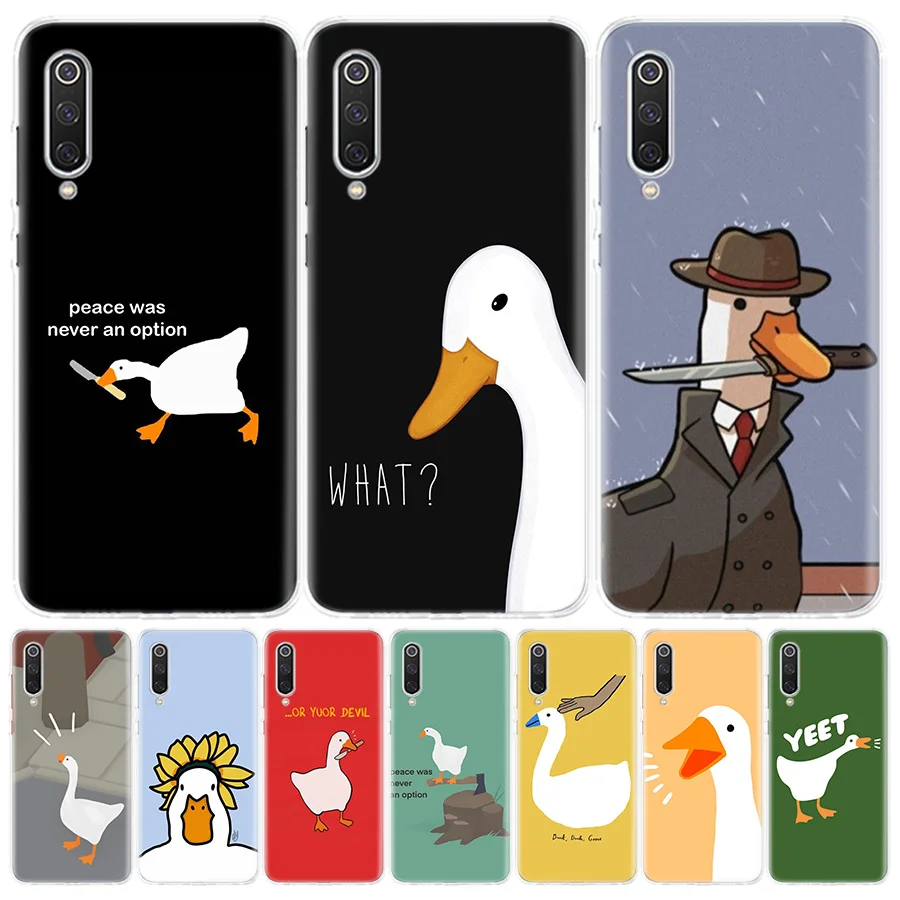 

Cartoon Cute Goose Game Silicon Call Phone Case For Xiaomi Redmi Note 13 12 12S 11 11S 10 10S 11T 11E Pro Plus 9 9S 9T 8 8T 7 Co