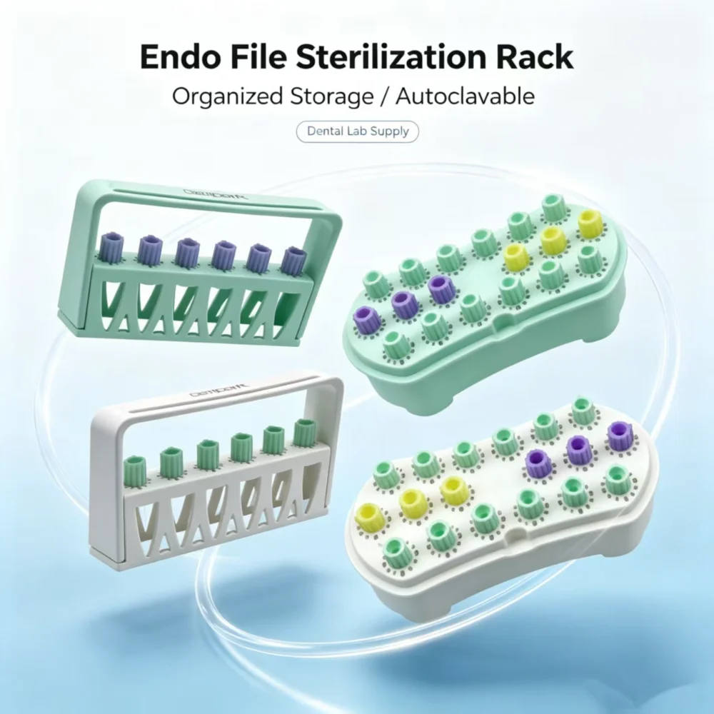 1Pcs Dental Autoclavable Endo File Box Holder Root canal Measuring Tools Counting Rack Sterilizer Case Burs Dentist Endo Counter