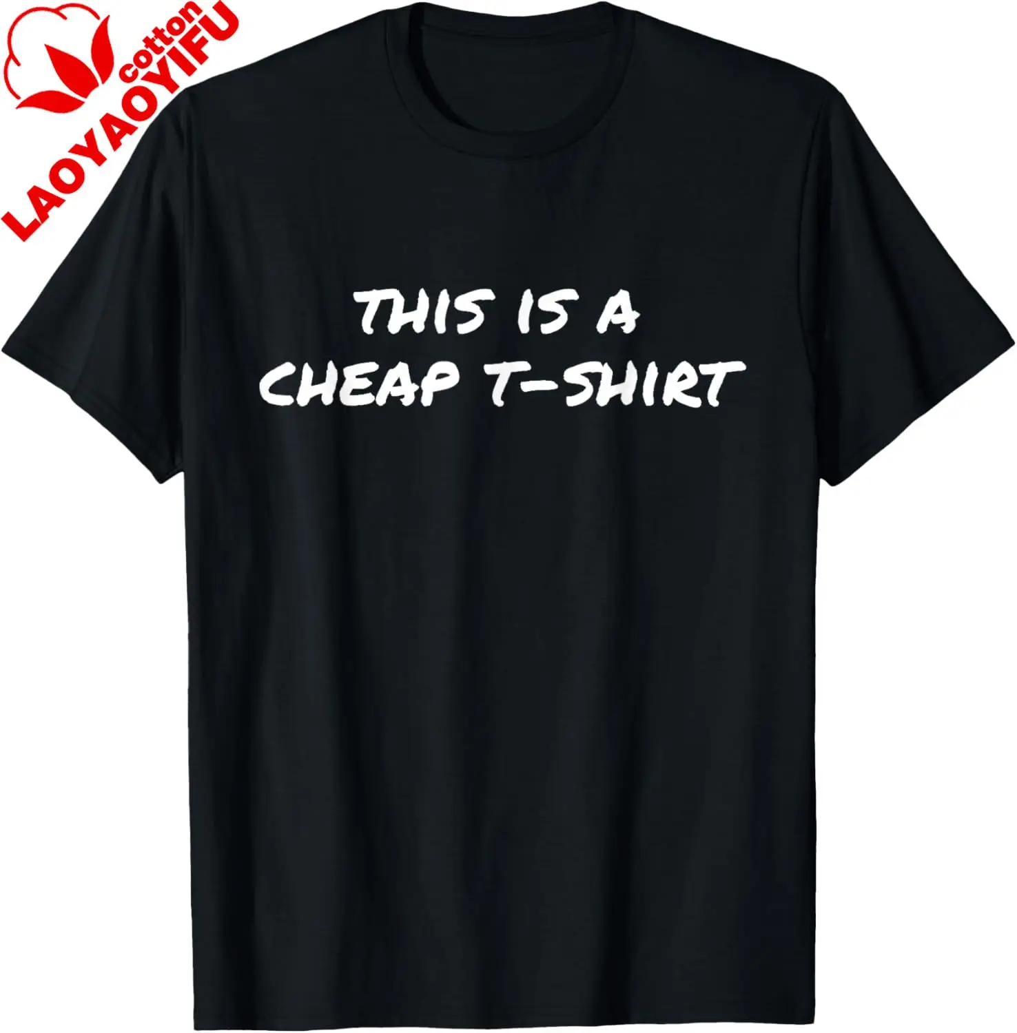 Minimalist Handwritten Funny This Is A Cheap T-Shirt Personalized Clothing Streetwear Mens Fashion Cotton Tee Camiseta