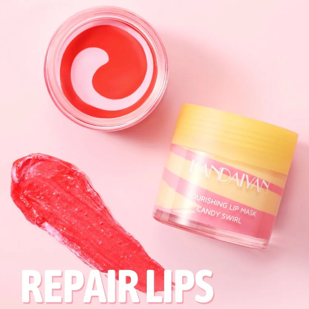 Maschera per labbra Twist Design Idratante Trattamento notturno Balsamo per labbra con idratazione profonda per labbra secche screpolate Riparazione Cura essenziale