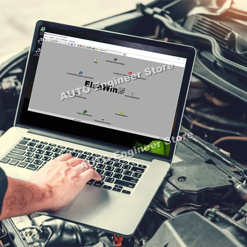 2024Hot! ElsaWin 6.0 Latest Version for V-W For A-udi For Sk-oda For S-eat auto repair software motiva Elsa Win 6.0 up to 2017