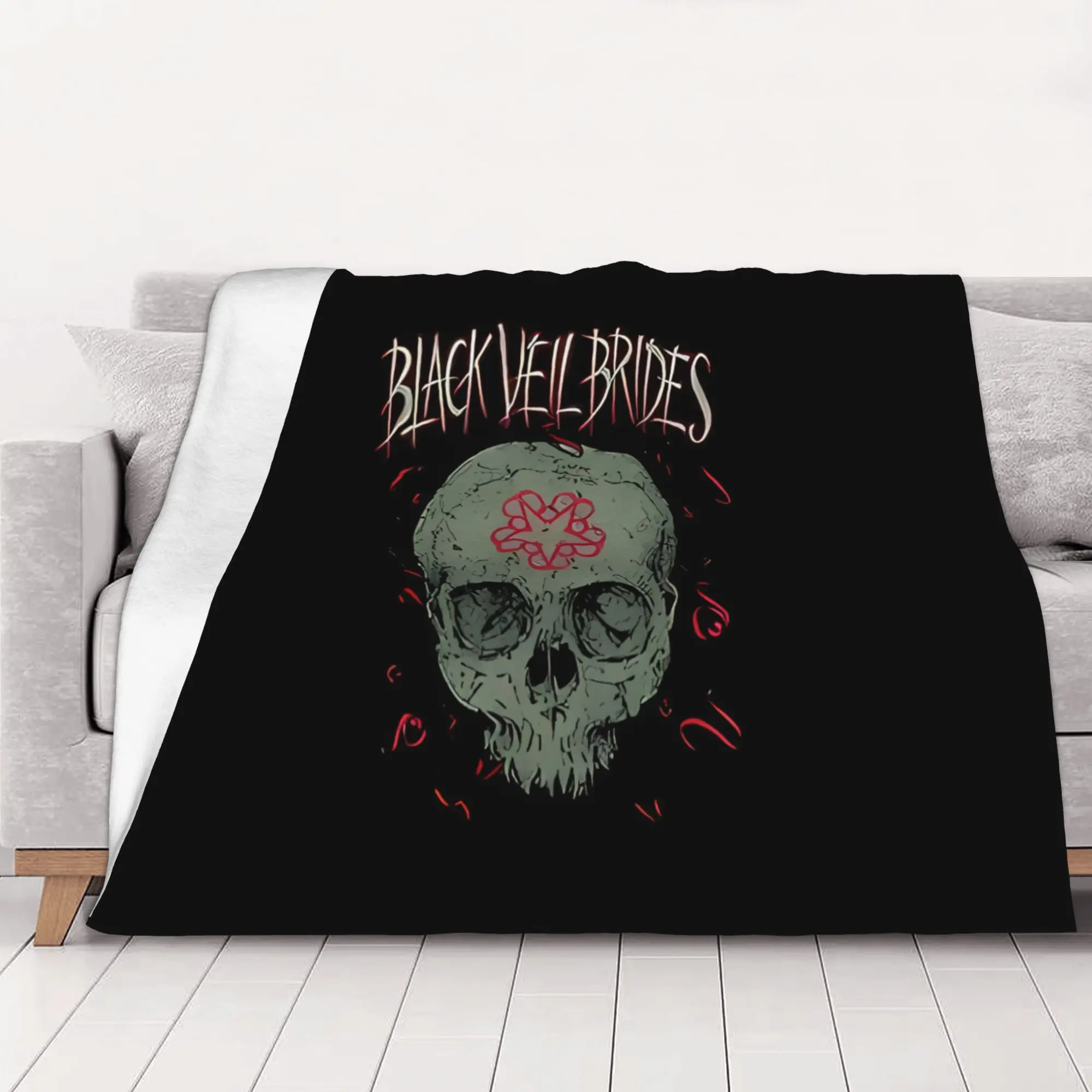 1PC Classic B-Black veil brides home room decorations Winter Blankets for Adults Bedding Home Interior Sofa Knee