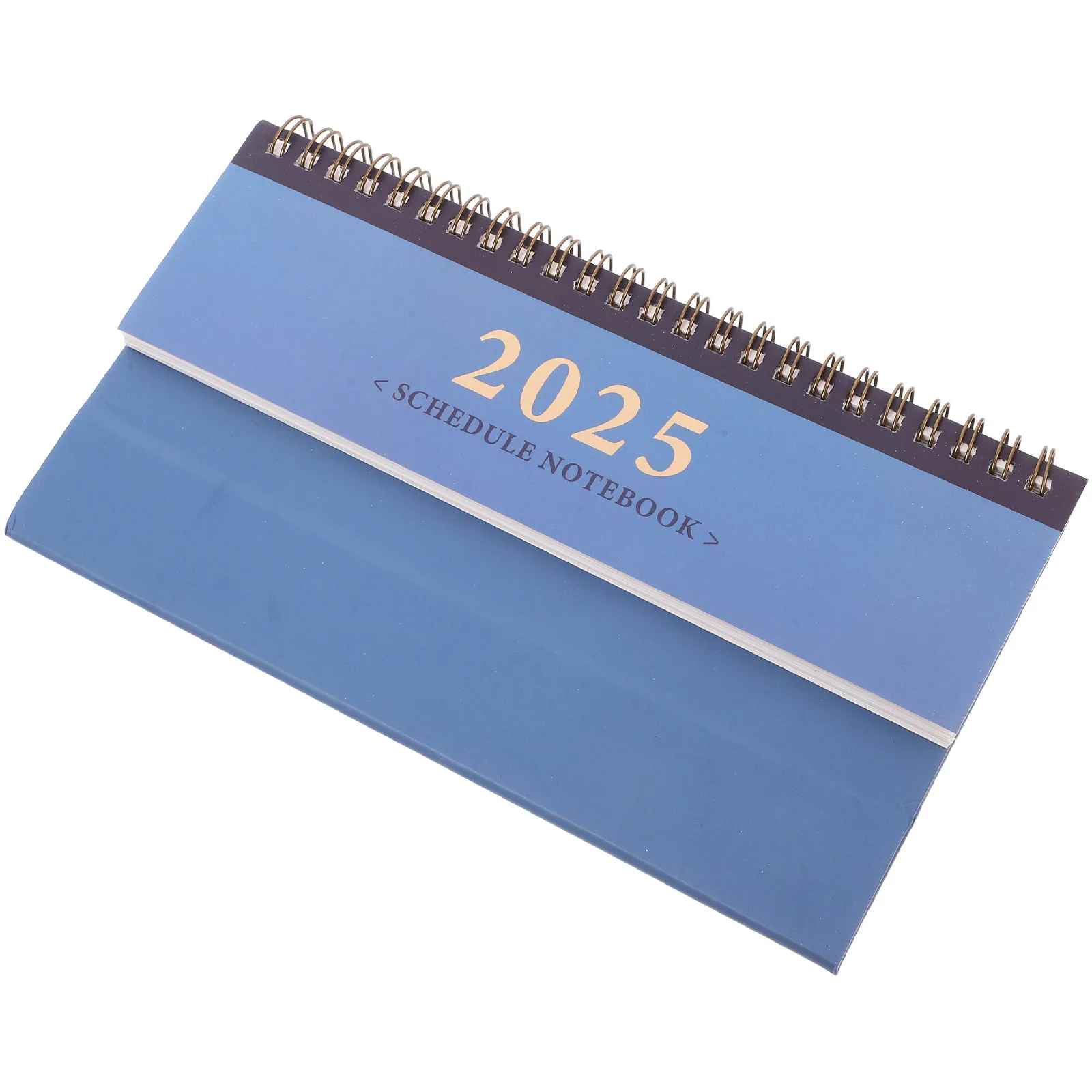 2025 Mini Horizontal Desk Calendar English Edition Small Desktop Planner Office Schedule Organizer Memo Todo List