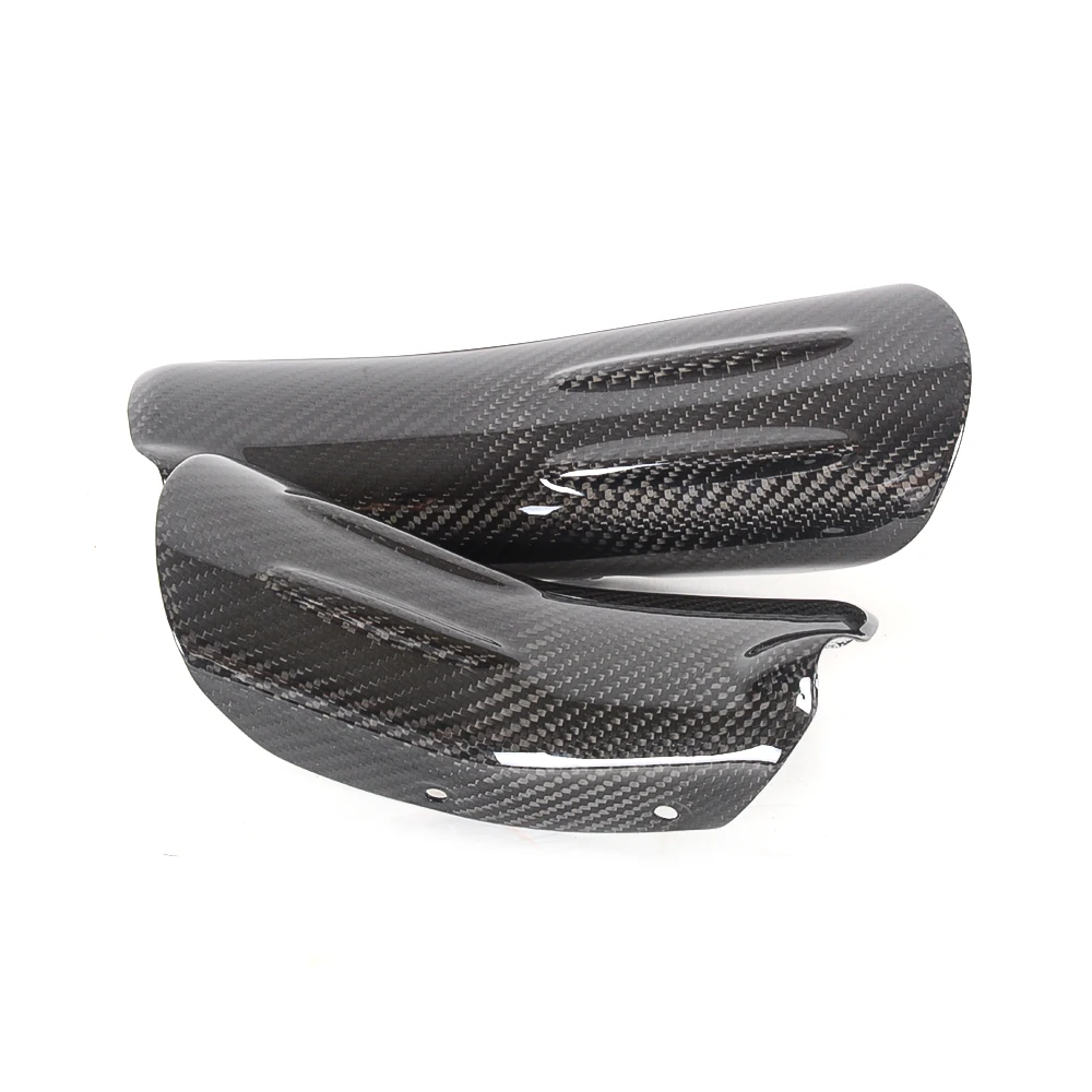 R18 Carbon Fiber Motor Cilinder Guard Kopklep Cover Uitlaat Uitlaat Pijp Hitteschild Cover Voor Bmw R18 R 18 2021 2022 2023