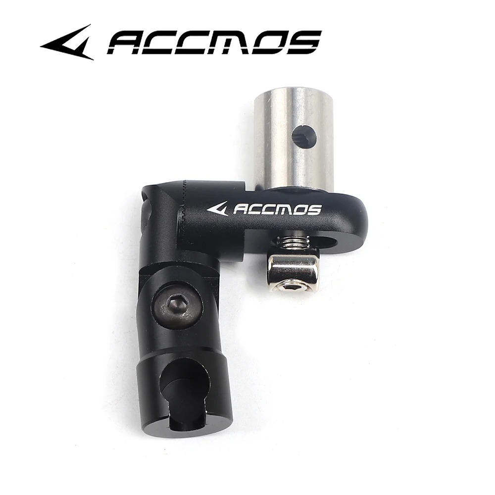 ACCMOS Single Double Side V-Bar Mount Adjustable Quick Disconnect Bow Rod Stabilizer For Compound Bow Accessories