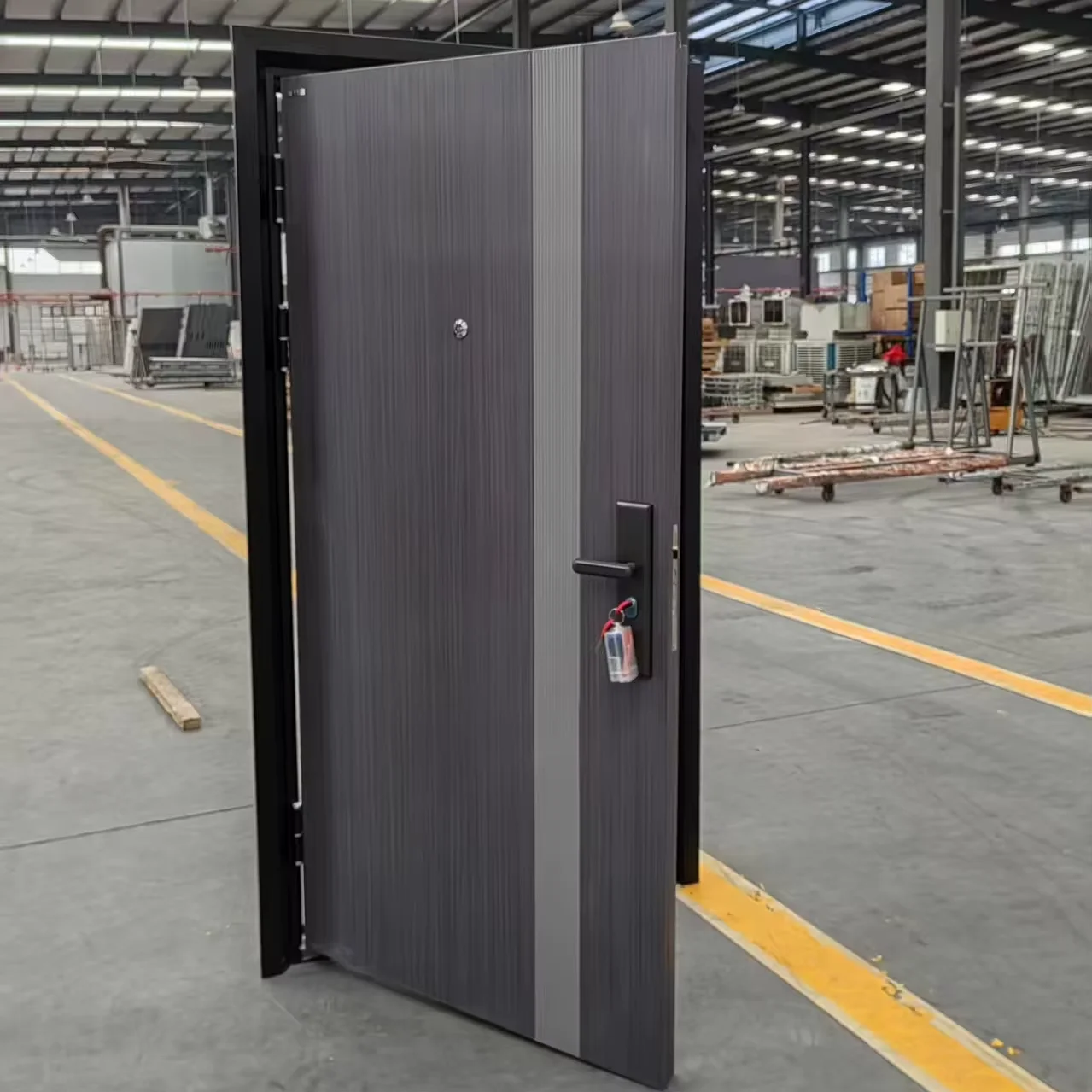 

Chinese Factory Custom Made Household Entrance Door Dull Polish Aluminum Alloy Security Doors Affordable Heavy Duty Hinged Doors