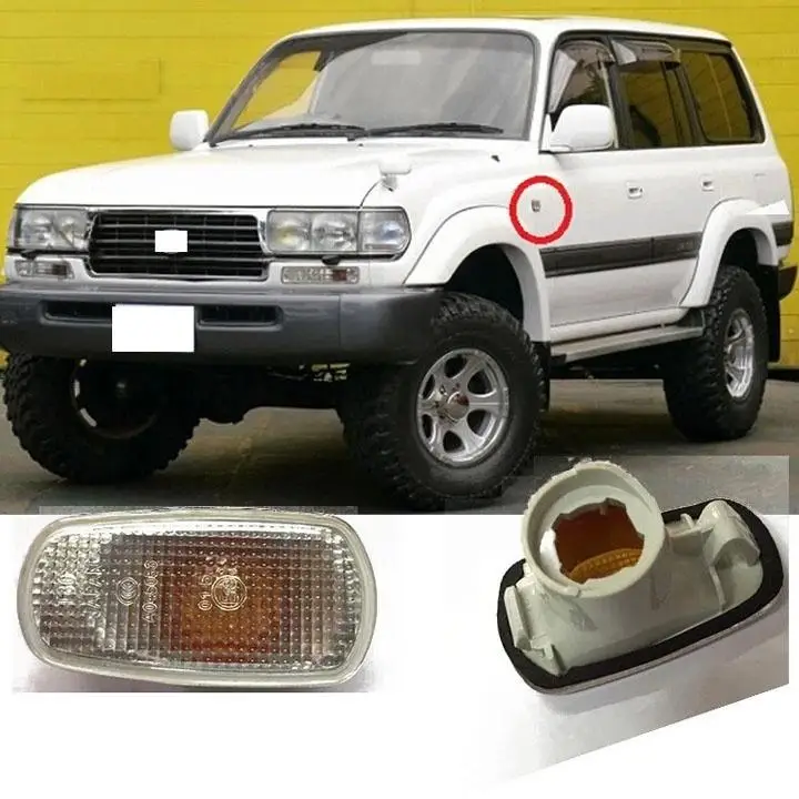 Side Fender Sign Light for Toyota Rand Cooluze Prado 2005 FJ120 LC120