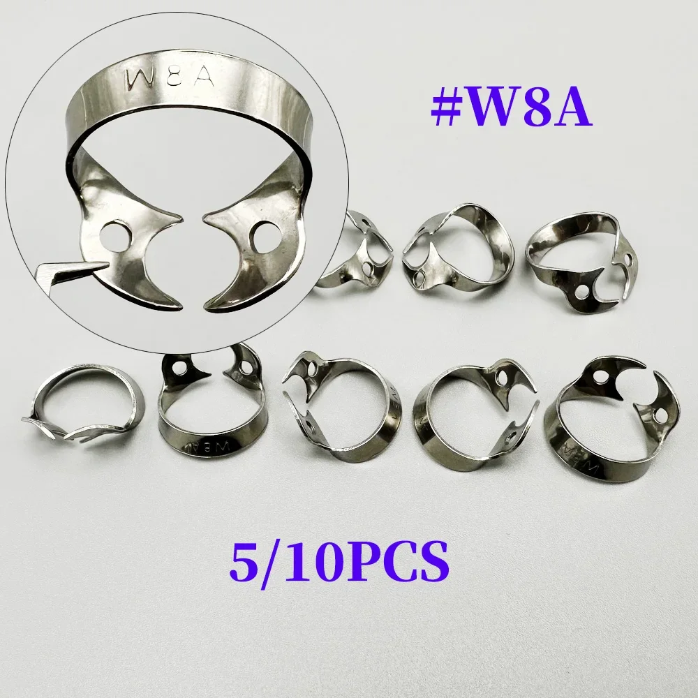 10pcs W8A Rubber Dam Clamp, Repair Barrier Clamp, Frame Bracket Made of Stainless Steel Material