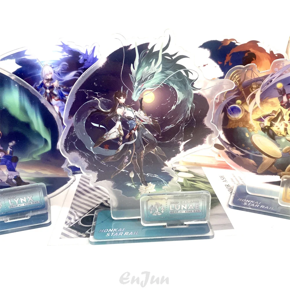 

Game Figure Honkai: Star Rail Imbibitor Lunae Lynx Jingliu Topaz Acrylic Stand Model Plate Desk Decor Standing Sign Fans Gifts