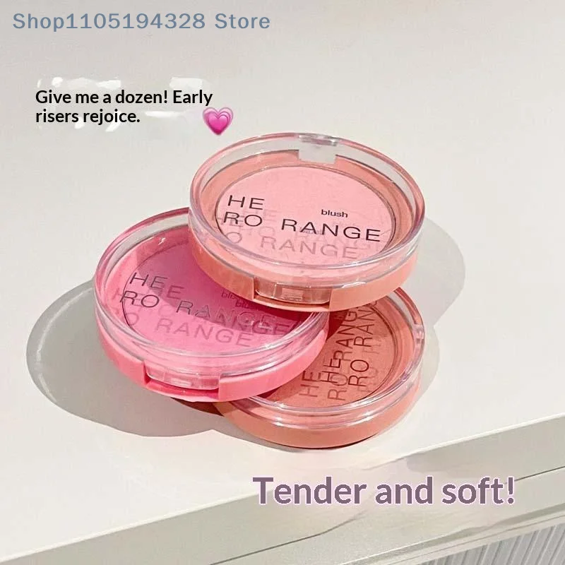 [MP]HERORANGE Monochrome Face Blush Palette Longlasting Waterproof Pressed Powder Matte Blush For Contouring Cheeks Cosmetics