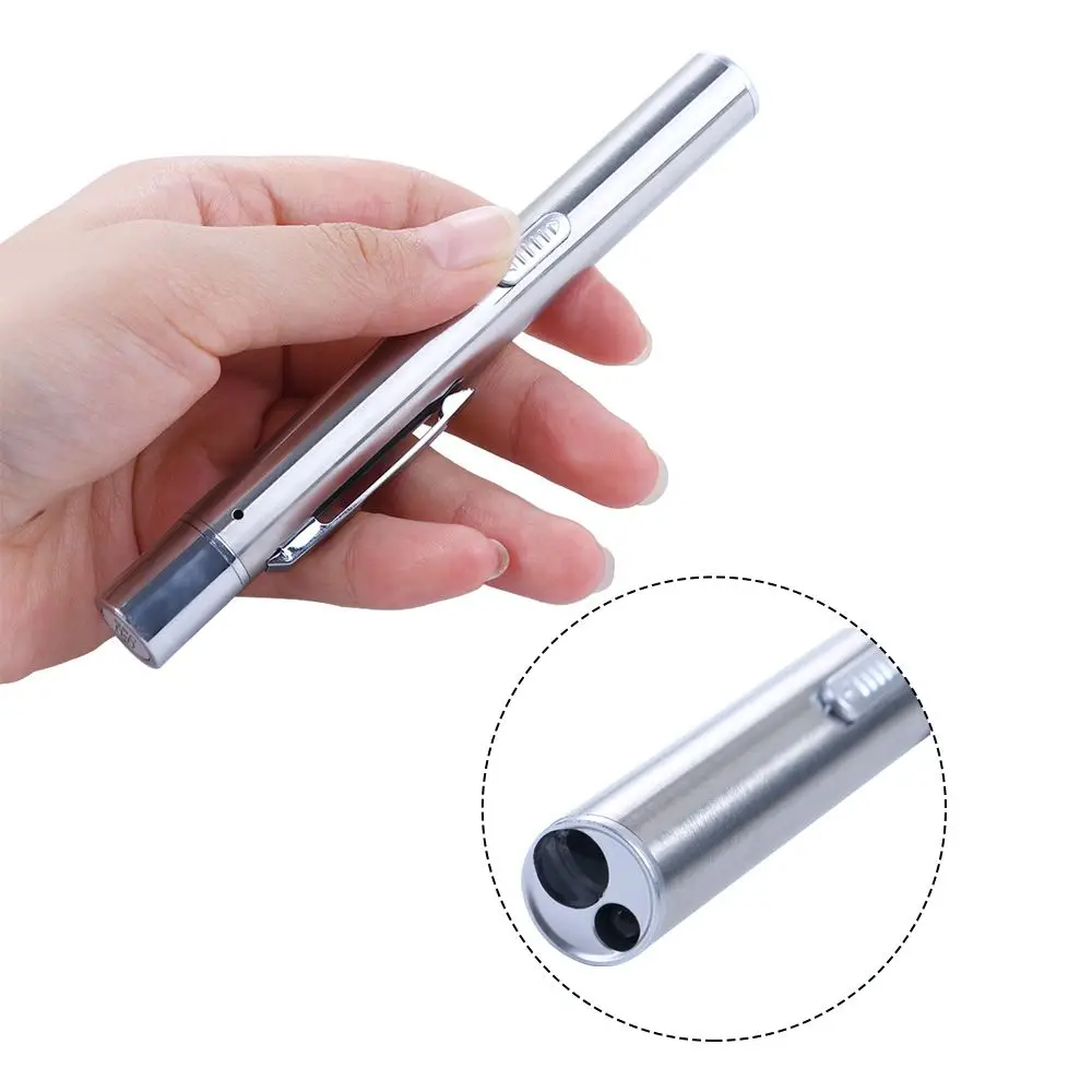 Flashlight Torch Stainless Steel Led Flashlight Multi Function Doctor Nurse Pen Penlight Torch Nursing Handy Pen LED Pen Light