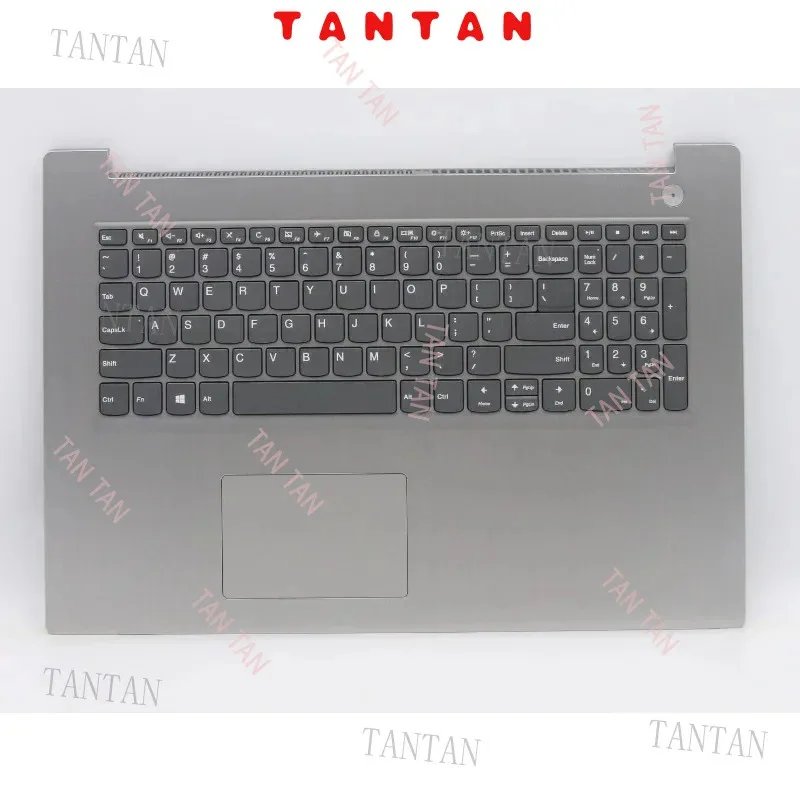 

5CB0X56835 Новинка для IdeaPad 3-17ADA05/ARE05/IML05/IIL05 упор для рук C крышка американская клавиатура тачпад без подсветки, без отпечатков пальцев серый
