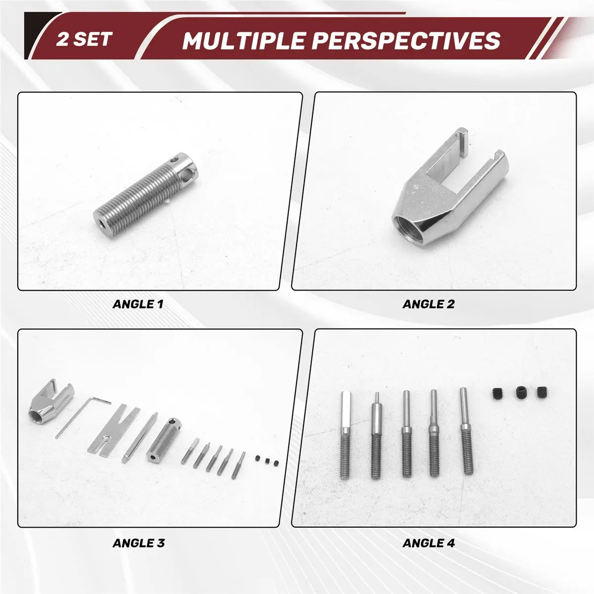 A48U Motor Pinion Gear Puller Remover Set RC Motor Gear Puller for Vehicle Model/Small Motor Rc Motor Pinion Parts (2sets)